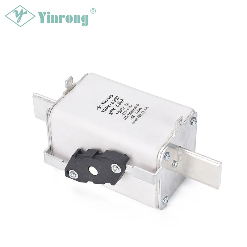 1000VDC 630A 3L მზის PV Fuse Link