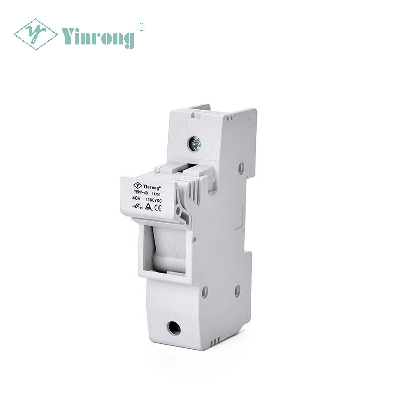 1500VDC 40A 14×51mm Solar PV DIN Rail Fuse Holder